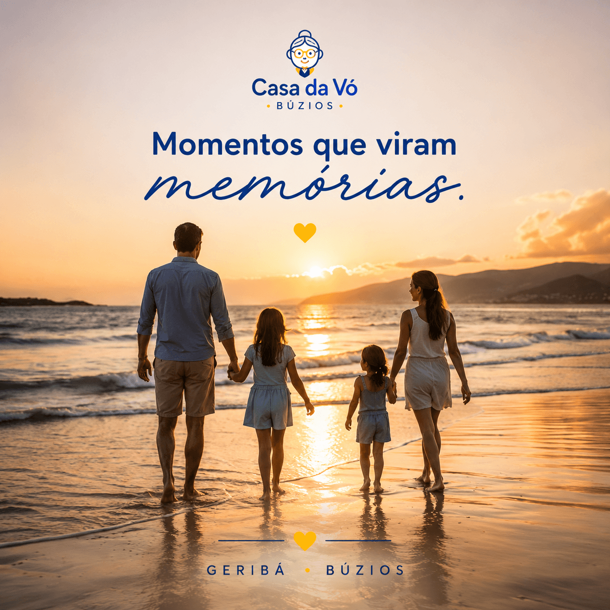 Pieza editorial Momentos que viram memorias para Casa da Vo
